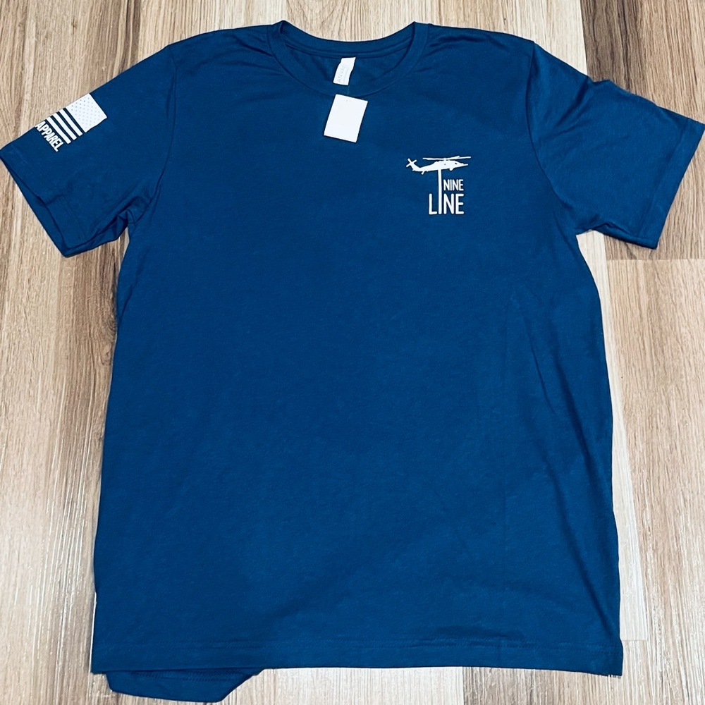 *NEW* Nine Line Men’s Military T-Shirt Short Sleeve Blue Size Large